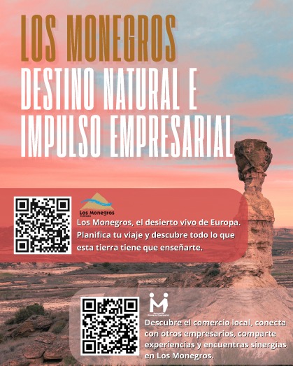 Comienza la nueva acción promocional "Los Monegros destino natural e impulso empresarial"