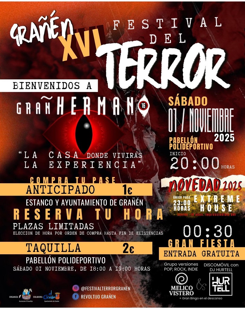 XVI FESTIVAL DEL TERROR