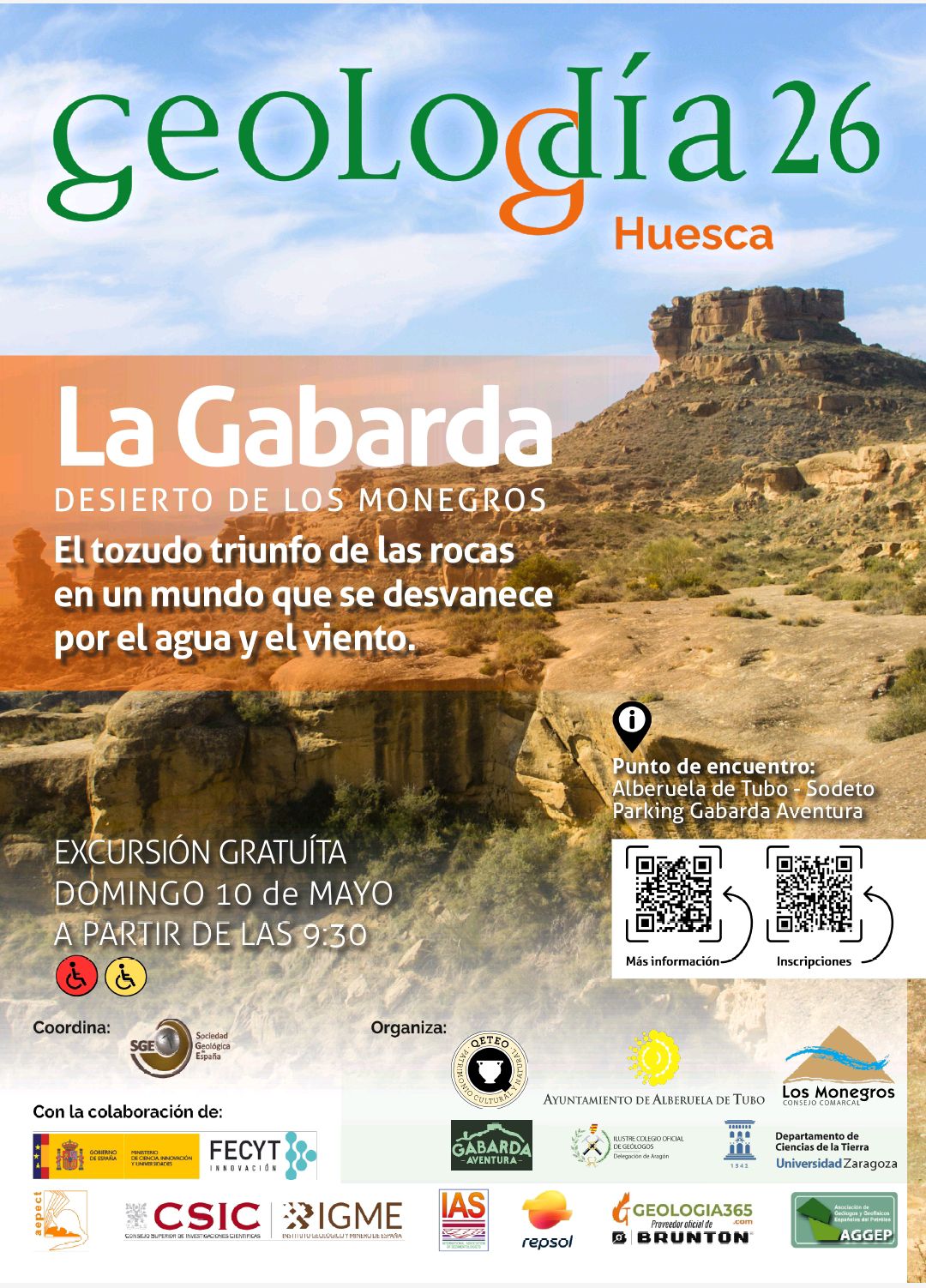 Geolodía 2026 en Los Monegros