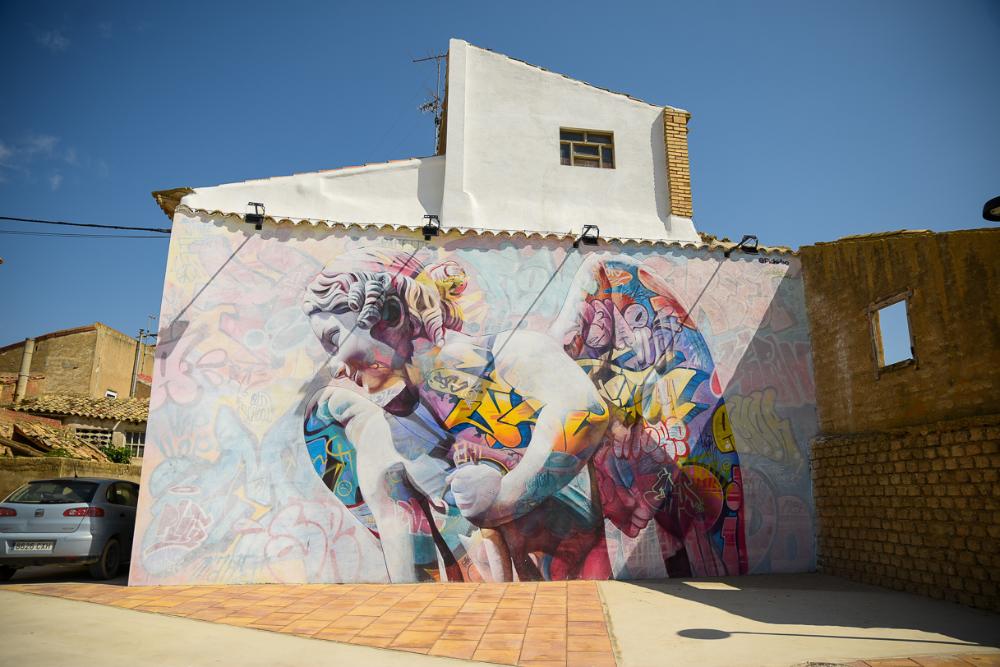 Arte urbano en Grañén